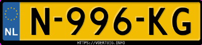 Kenteken afbeelding van N996KG, grijze Audi Rs 3 Sportback Rs3 Quattro