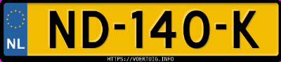 Kenteken afbeelding van ND140K, bruine Audi Q7 E-Tron Quattro