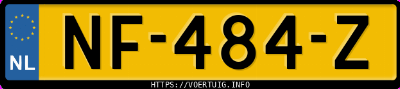 Kenteken afbeelding van NF484Z, zwarte Audi Q7 E-Tron 3.0 Tdi Quattro