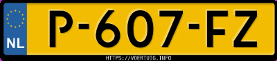 Kenteken afbeelding van P607FZ, zwarte Audi Q3 E-Tron 45 Tfsi E