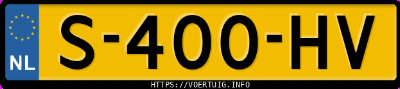 Kenteken afbeelding van S400HV, grijze Audi A3 45 Tfsie E-Tron S Sportback 40 Tfsi E