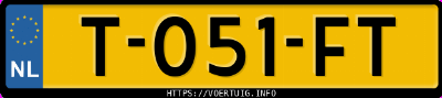 Kenteken afbeelding van T051FT, witte Audi Q4 40 E-Tron