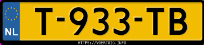 Kenteken afbeelding van T933TB, zwarte Audi SQ7 Quattro