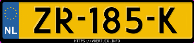 Kenteken afbeelding van ZR185K, grijze Audi A6 Avant 50tdi Quattro 50 Tdi