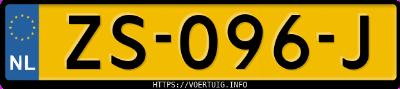 Kenteken afbeelding van ZS096J, zwarte Audi A4 Avant 35tfsi
