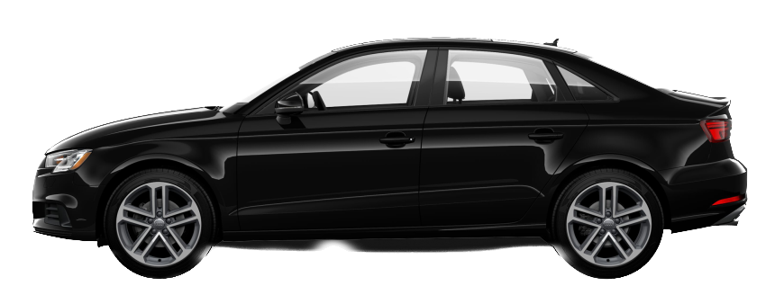 Afbeelding van K651TN, zwarte Audi A3 Limousine sedan