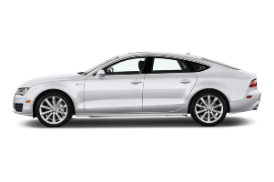 Afbeelding van 8XRD27, grijze Audi A7 Sportback 3.0 Tdi Quattro hatchback