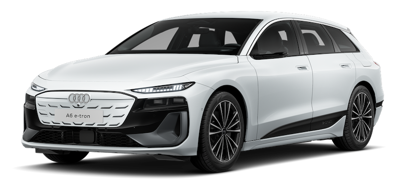 Afbeelding van JHT37V, grijze Audi A6 Av E-Tron Avant stationwagen