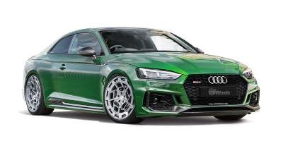 Afbeelding van L908RX, groene Audi Rs 4 Avant stationwagen