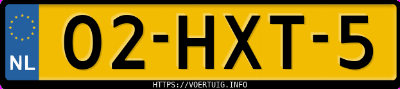 Kenteken afbeelding van 02HXT5, grijze BMW 3ER Reihe 320i