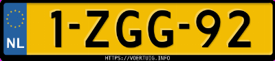 Kenteken afbeelding van 1ZGG92, grijze BMW 218I Active Tourer