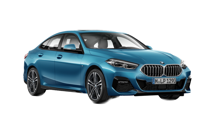 Afbeelding van GDF09R, blauwe BMW 220I Gran Coup&eacute; Business Edition sedan