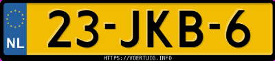 Kenteken afbeelding van 23JKB6, grijze BMW Z Series Z4 Sdrive23i