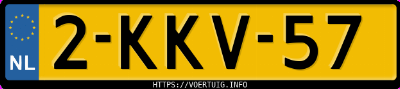 Kenteken afbeelding van 2KKV57, zwarte BMW 640I Xdrive