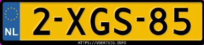 Kenteken afbeelding van 2XGS85, witte BMW X6 Xdrive30d