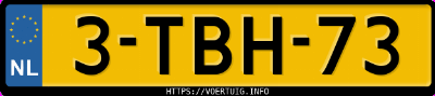 Kenteken afbeelding van 3TBH73, grijze BMW 5ER Reihe 520i Touring