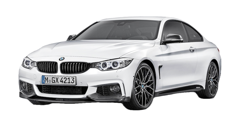 Afbeelding van L131FS, grijze BMW 435I coup&eacute;