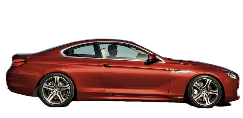 Afbeelding van G857XX, bruine BMW 650I Xdrive sedan