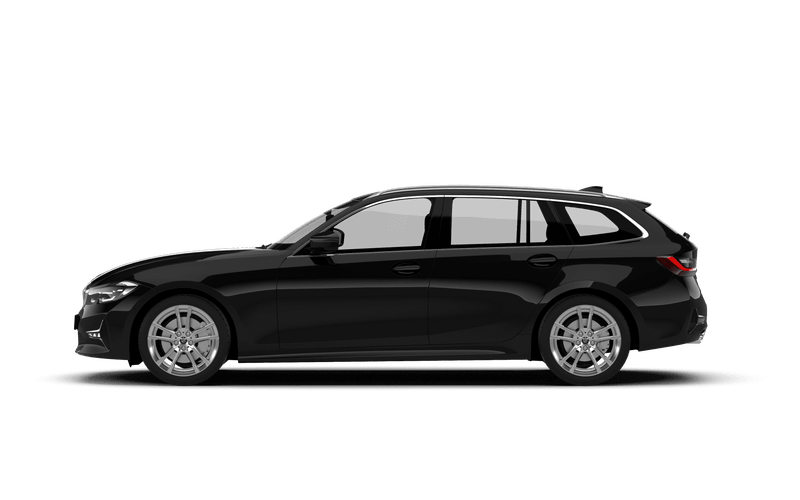 Afbeelding van S765SZ, grijze BMW 330E Touring Business Edition Plus stationwagen