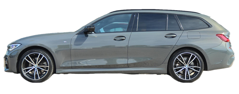 Afbeelding van N400NT, grijze BMW 320E Touring Business Edition Plus stationwagen