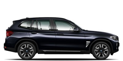 Afbeelding van N812LS, zwarte BMW IX3 stationwagen