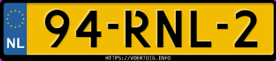 Kenteken afbeelding van 94RNL2, grijze BMW 523I