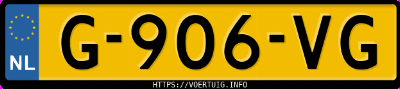 Kenteken afbeelding van G906VG, zwarte BMW 740I