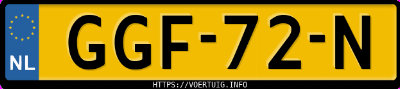Kenteken afbeelding van GGF72N, grijze BMW 550E Xdrive