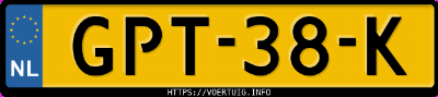 Kenteken afbeelding van GPT38K, grijze BMW 530E Touring Business Edition Plus