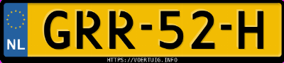 Kenteken afbeelding van GRR52H, zwarte BMW 530E Touring Business Edition Plus