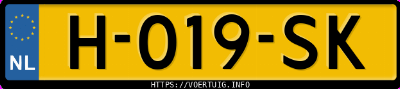Kenteken afbeelding van H019SK, grijze BMW M340I Xdrive Sedan Business Edition