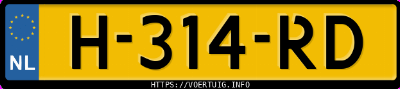 Kenteken afbeelding van H314RD, zwarte BMW X5 Xdrive45e