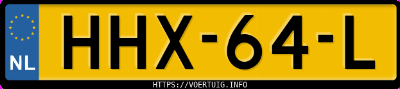 Kenteken afbeelding van HHX64L, zwarte BMW 220