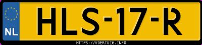 Kenteken afbeelding van HLS17R, zwarte BMW 530E Touring Business Edition Plus