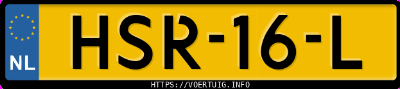 Kenteken afbeelding van HSR16L, rode BMW Z4 Sdrive30i