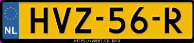 Kenteken afbeelding van HVZ56R, grijze BMW Z4 M40i