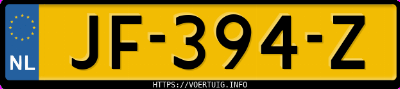 Kenteken afbeelding van JF394Z, zwarte BMW 120D Xdrive Hatch