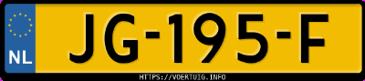 Kenteken afbeelding van JG195F, grijze BMW 225XE Active Tourer