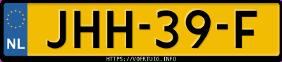 Kenteken afbeelding van JHH39F, blauwe BMW 530E Iperformance Berline