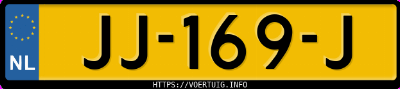 Kenteken afbeelding van JJ169J, grijze BMW 216D Active Tourer