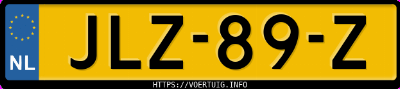 Kenteken afbeelding van JLZ89Z, grijze BMW IX1 Xdrive30 Edrive30