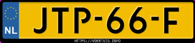 Kenteken afbeelding van JTP66F, grijze BMW IX3 50 Xdrive
