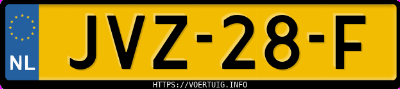 Kenteken afbeelding van JVZ28F, zwarte BMW Xm Label Red