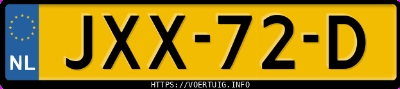 Kenteken afbeelding van JXX72D, blauwe BMW M5 Touring
