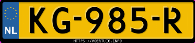 Kenteken afbeelding van KG985R, zwarte BMW 420I Gran Coup&eacute;