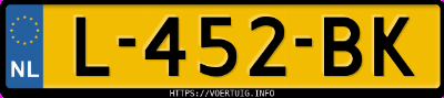 Kenteken afbeelding van L452BK, grijze BMW 320E Touring Business Edition Plus
