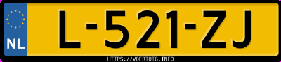 Kenteken afbeelding van L521ZJ, zwarte BMW IX3