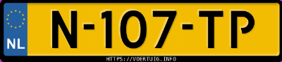 Kenteken afbeelding van N107TP, grijze BMW 420I