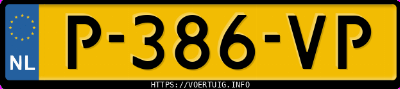 Kenteken afbeelding van P386VP, witte BMW X2 Xdrive20i