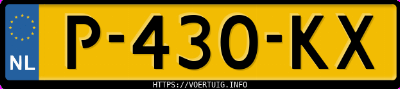 Kenteken afbeelding van P430KX, zwarte BMW 740E Iperformance